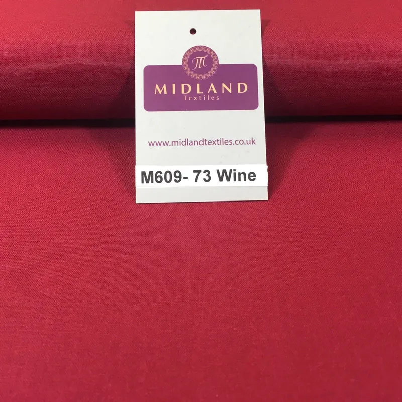 Plain Coloured True Craft 100% Cotton Dressmaking Patchwork Fabric 44" M609 lot2