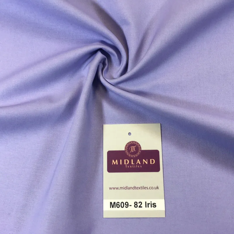 Plain Coloured True Craft 100% Cotton Dressmaking Patchwork Fabric 44" M609 lot2