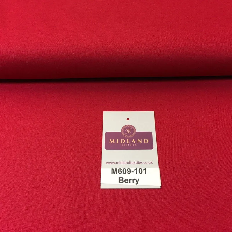 Plain Coloured True Craft 100% Cotton Dressmaking Patchwork Fabric 44" M609 lot2