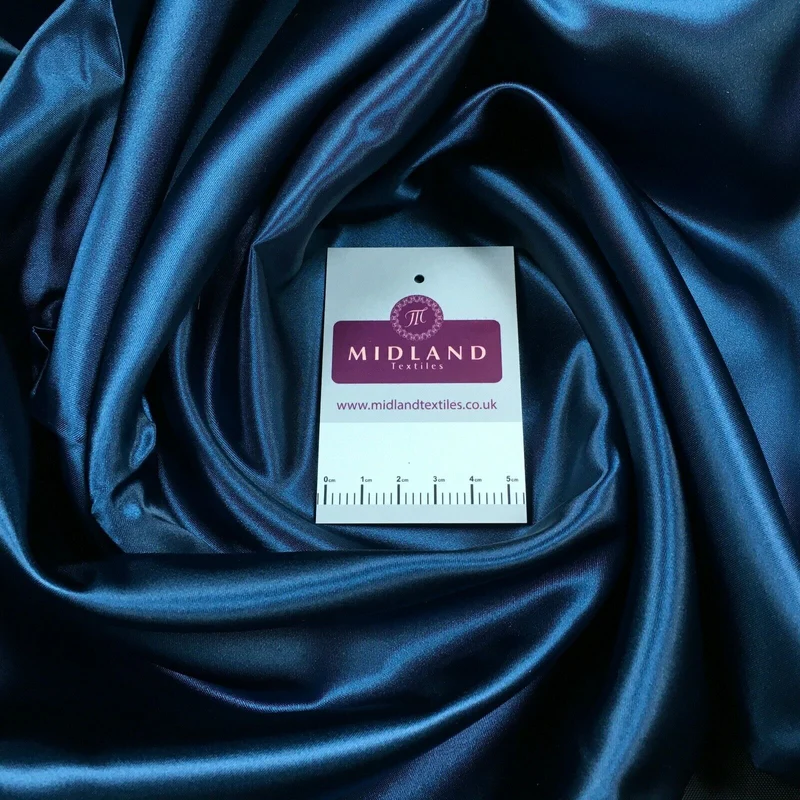 Plain Acetate Superior Satin Wedding Dress Fabric 112 cm MK1374 Mtex
