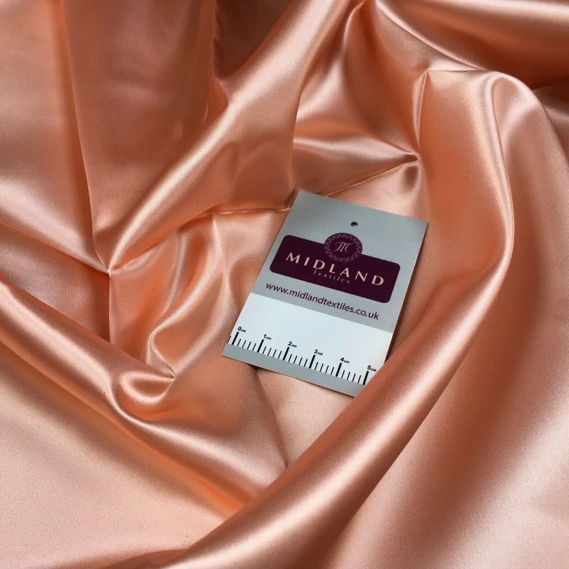 Plain Acetate Superior Satin Wedding Dress Fabric 112 cm MK1374 Mtex