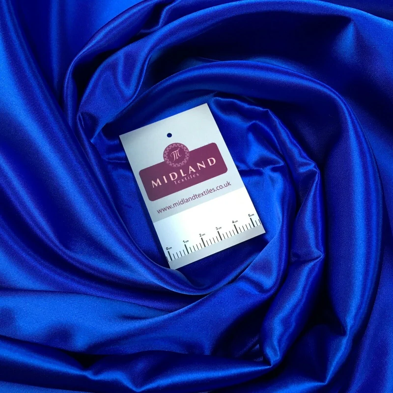 Plain Acetate Superior Satin Wedding Dress Fabric 112 cm MK1374 Mtex
