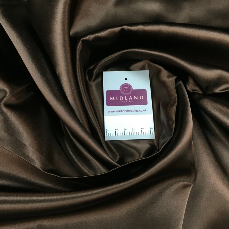 Plain Acetate Superior Satin Wedding Dress Fabric 112 cm MK1374 Mtex