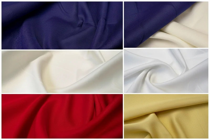 Plain Cotton Cambric Rubia Voile Fabric – MA1093