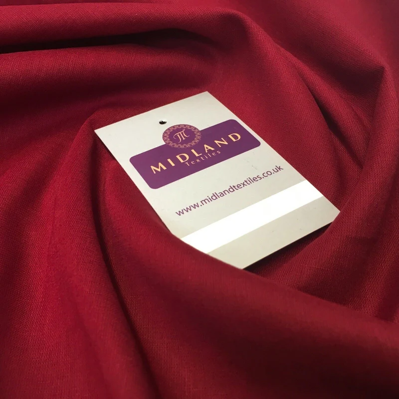 Plain Cotton Cambric Rubia Voile Fabric – MA1093