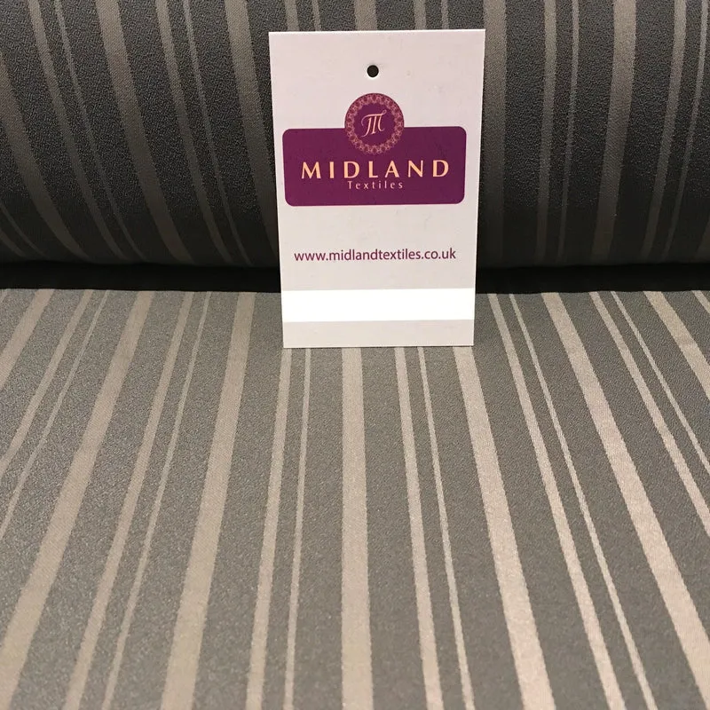 £4.99/m Striped Plain Heavy Georgette Fabric For Suiting & ABAHYA 58" M18