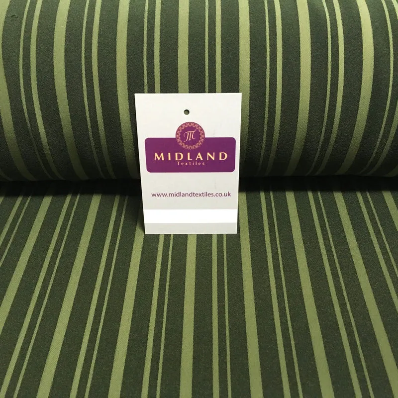 £4.99/m Striped Plain Heavy Georgette Fabric For Suiting & ABAHYA 58" M18