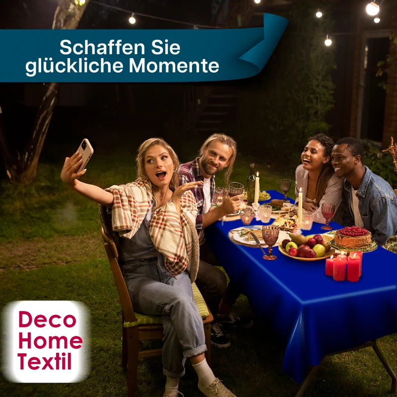 Partytischdecke Lackfolie 100 x 250 cm