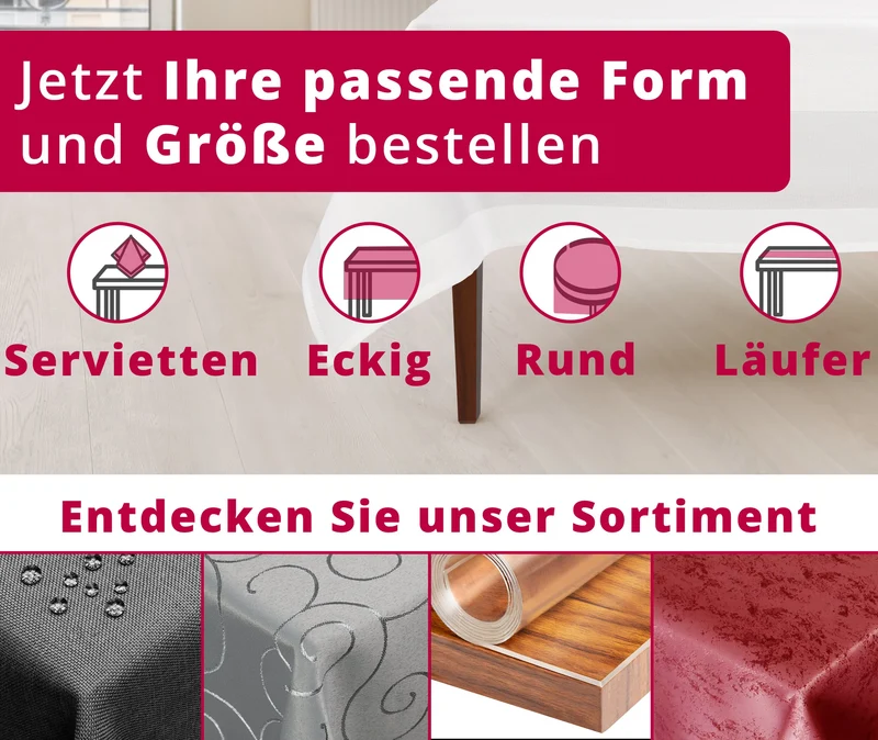 100% Baumwolle Damast Tischdecke weiß oval