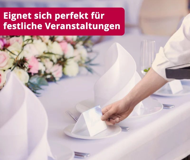 100% Baumwolle Damast Tischdecke weiß rund