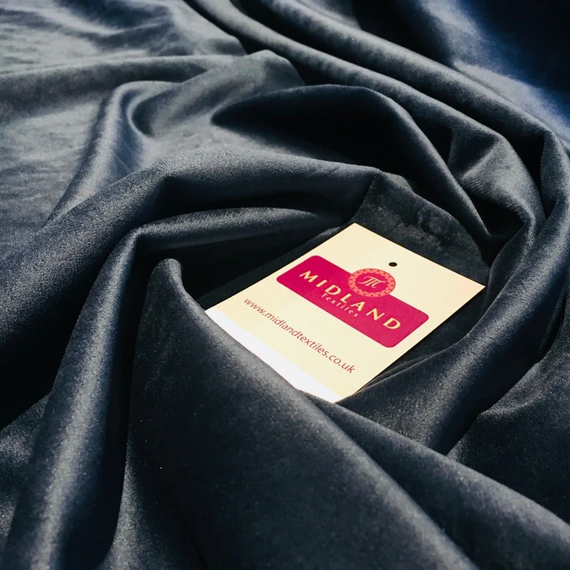 Premium Soft Cotton Look Velvet Fabric 58" 100% Synthetic - Evening & Bridal M806