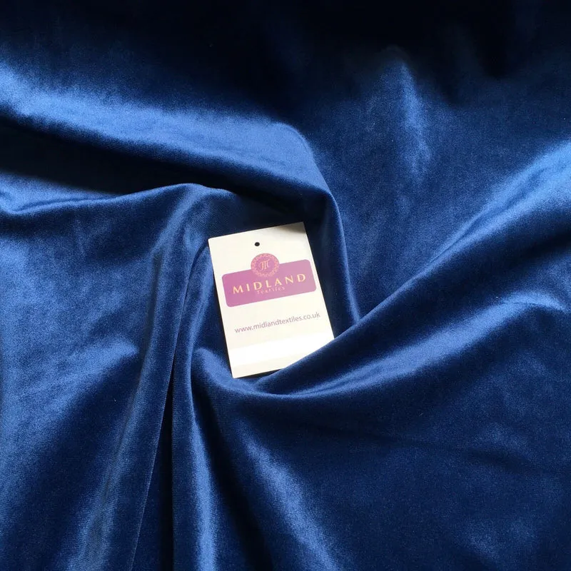 Premium Soft Cotton Look Velvet Fabric 58" 100% Synthetic - Evening & Bridal M806
