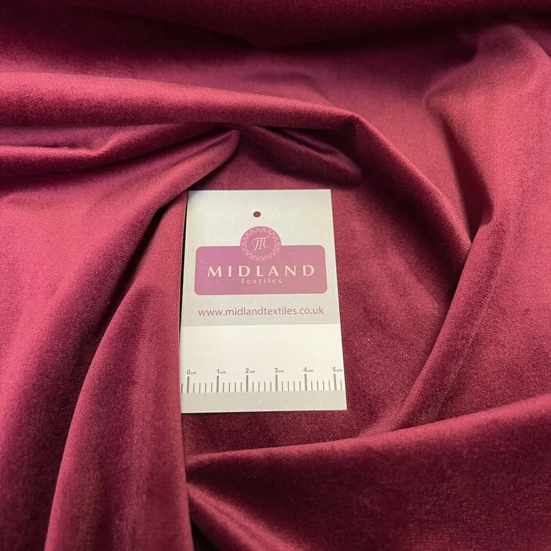 Premium Soft Cotton Look Velvet Fabric 58" 100% Synthetic - Evening & Bridal M806