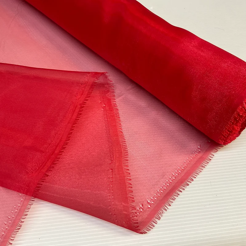 Plain Sheer Lightweight Organza Voile Drape Curtain, Wedding, Chair Sash Fabric 150cm Wide M1750