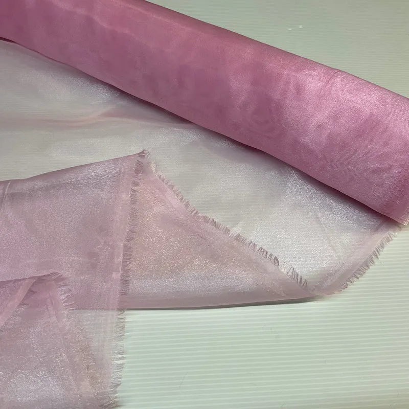 Plain Sheer Lightweight Organza Voile Drape Curtain, Wedding, Chair Sash Fabric 150cm Wide M1750