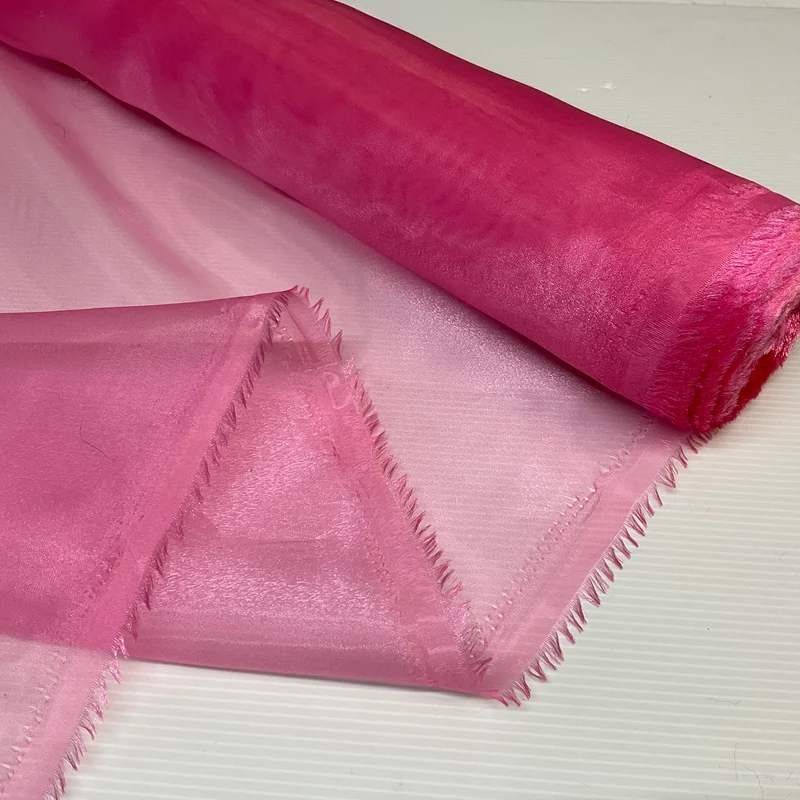 Plain Sheer Lightweight Organza Voile Drape Curtain, Wedding, Chair Sash Fabric 150cm Wide M1750