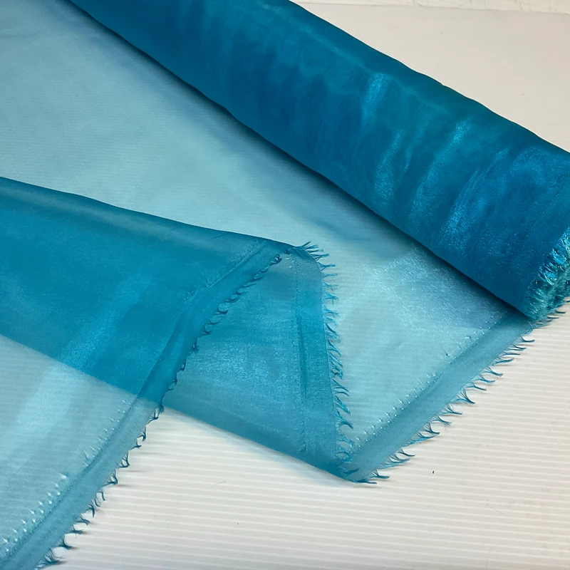 Plain Sheer Lightweight Organza Voile Drape Curtain, Wedding, Chair Sash Fabric 150cm Wide M1750
