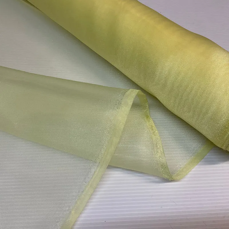 Plain Sheer Lightweight Organza Voile Drape Curtain, Wedding, Chair Sash Fabric 150cm Wide M1750