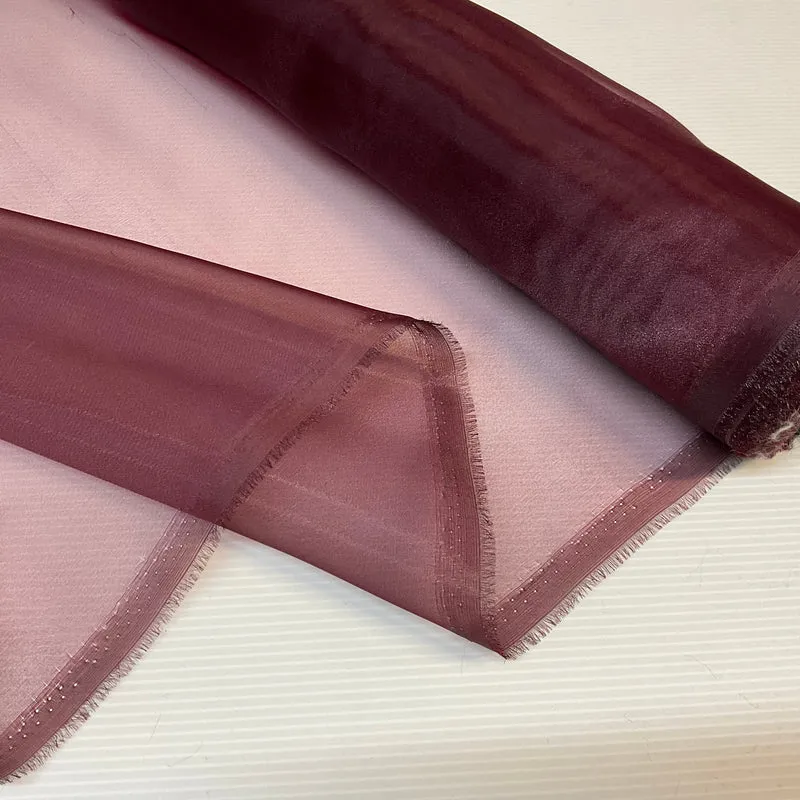 Plain Sheer Lightweight Organza Voile Drape Curtain, Wedding, Chair Sash Fabric 150cm Wide M1750