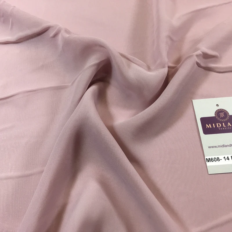 New Hi-Multi Caress Chiffon Sheer Fabric - Semi-Transparent 42" Wide M608