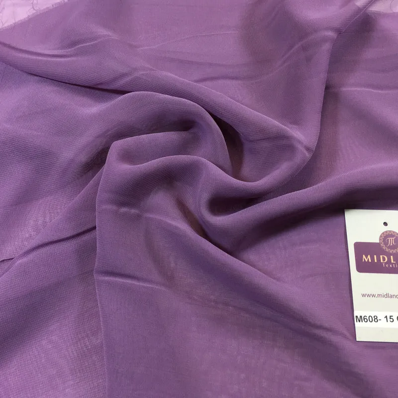 New Hi-Multi Caress Chiffon Sheer Fabric - Semi-Transparent 42" Wide M608