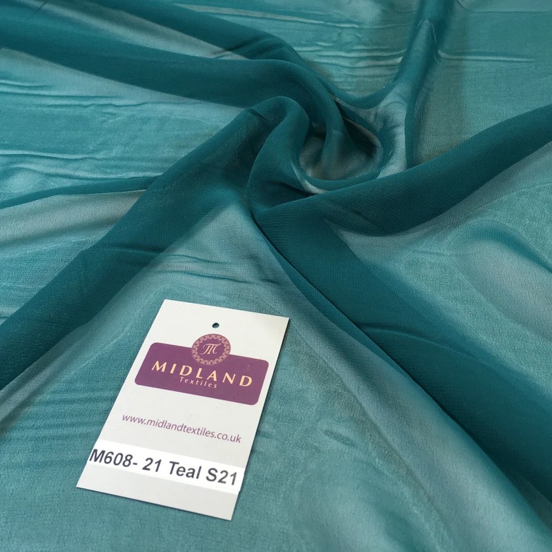 New Hi-Multi Caress Chiffon Sheer Fabric - Semi-Transparent 42" Wide M608