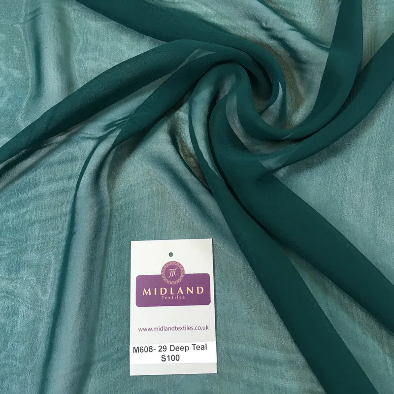New Hi-Multi Caress Chiffon Sheer Fabric - Semi-Transparent 42" Wide M608