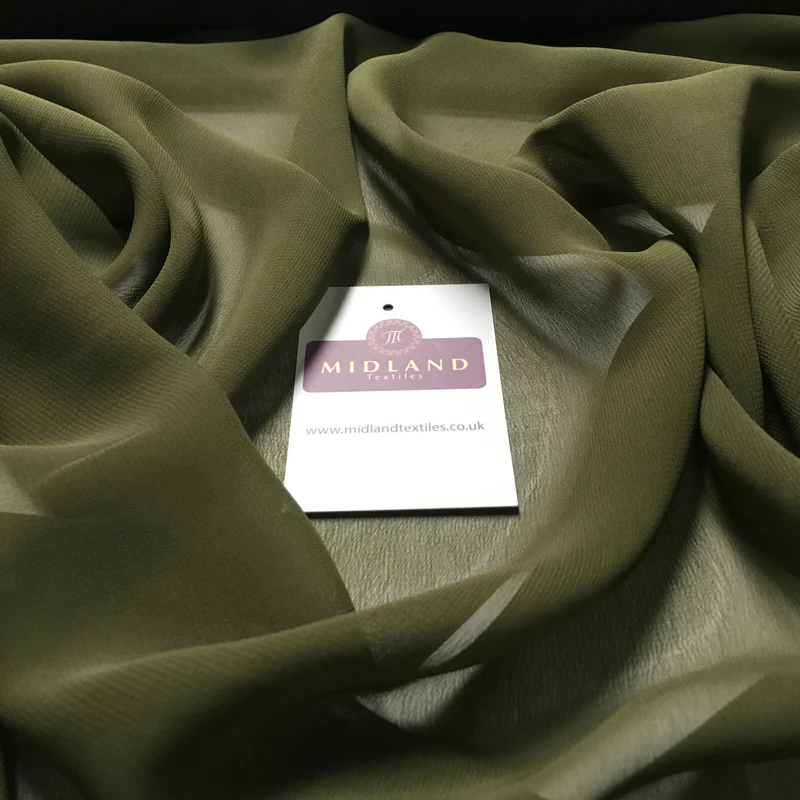 New Hi-Multi Caress Chiffon Sheer Fabric - Semi-Transparent 42" Wide M608