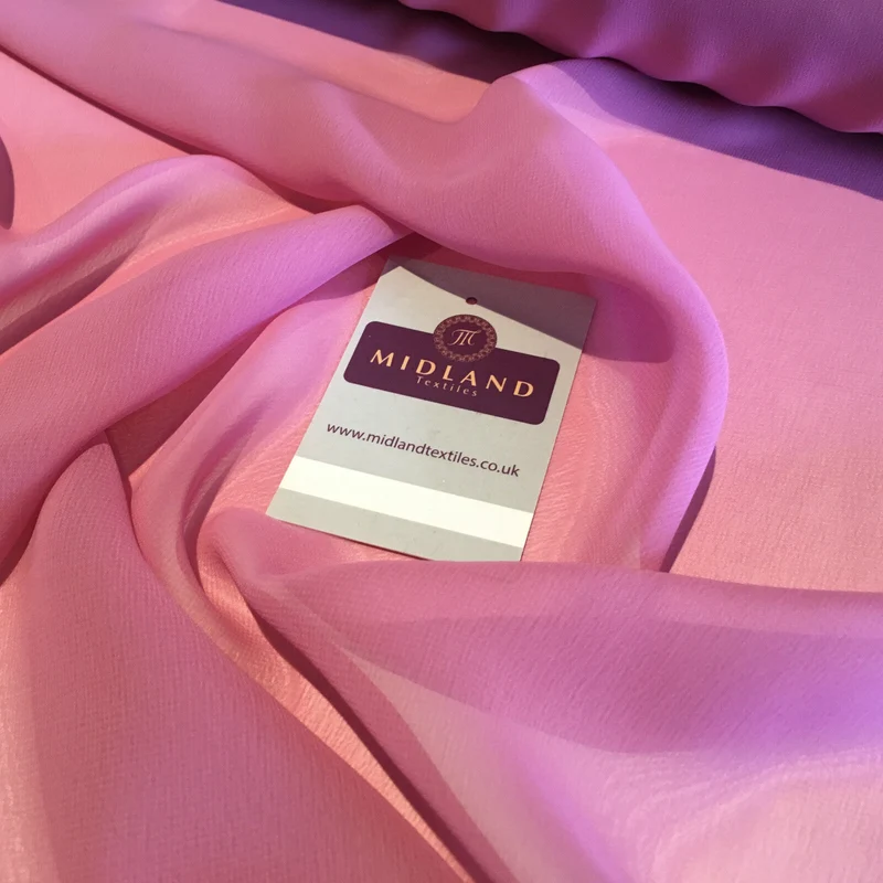 New Hi-Multi Caress Chiffon Sheer Fabric - Semi-Transparent 42" Wide M608