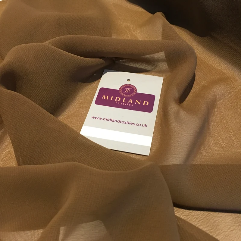 New Hi-Multi Caress Chiffon Sheer Fabric - Semi-Transparent 42" Wide M608