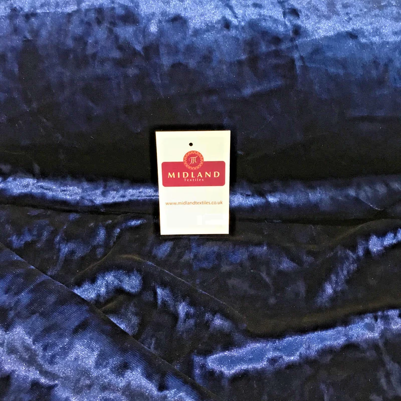 Ice Crushed plush Velvet ideal for Dress Fabric 58" Wide M796 Mtex
