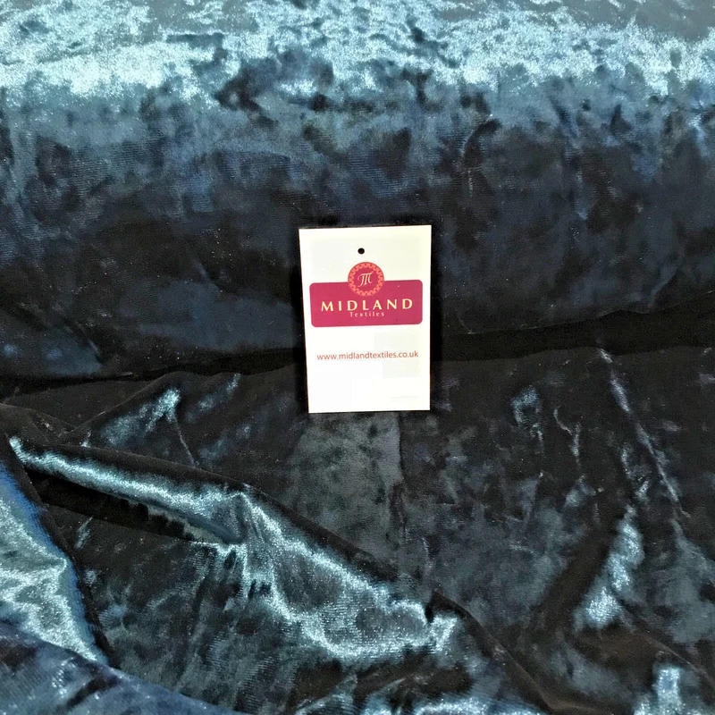 Ice Crushed plush Velvet ideal for Dress Fabric 58" Wide M796 Mtex