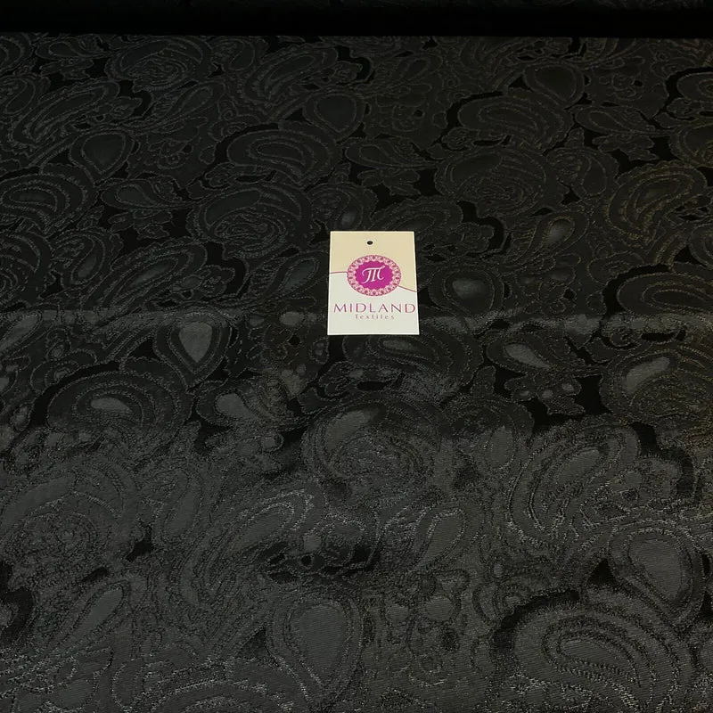Satin Floral Jacquard Perfect for Dresses, Skirt Fabric 150cm wide M1755