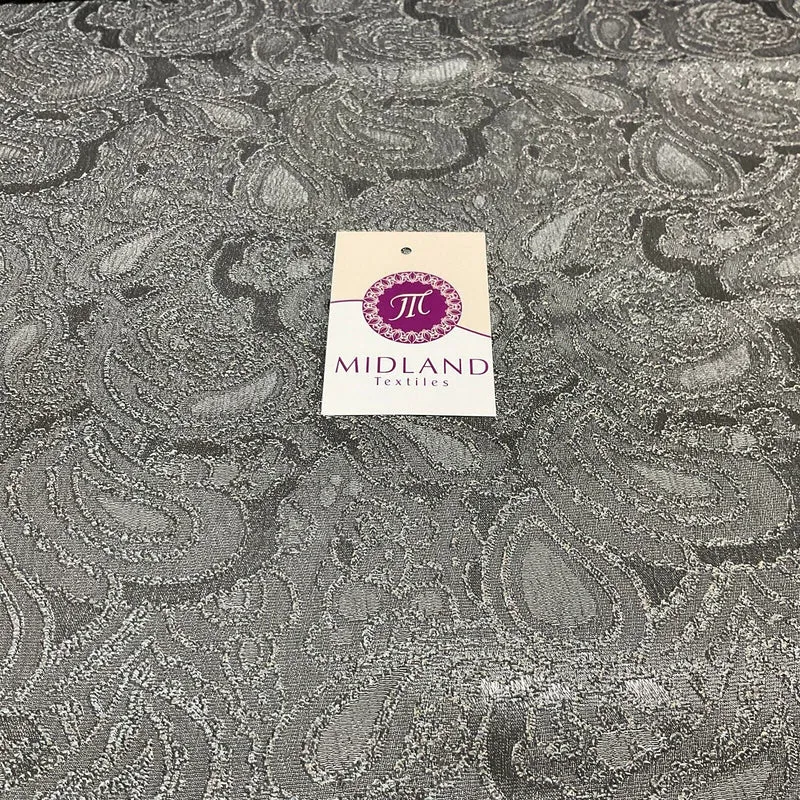 Satin Floral Jacquard Perfect for Dresses, Skirt Fabric 150cm wide M1755