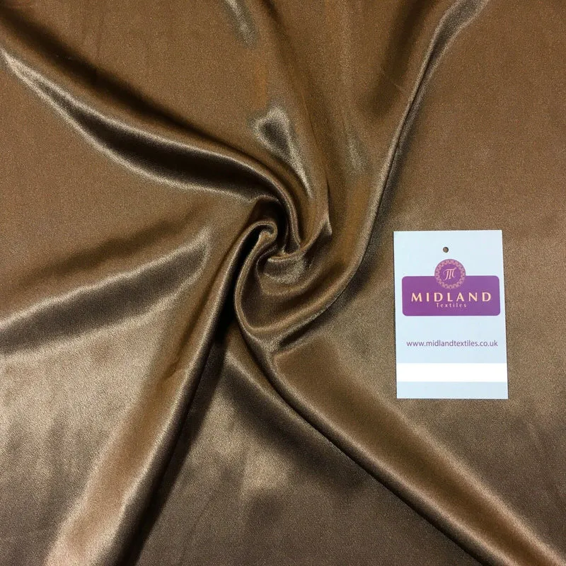 Silky Liquid Satin Fabric Plain Dress Fabric 150cm Wide 60" M175