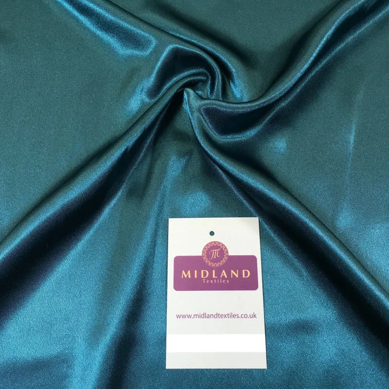 Silky Liquid Satin Fabric Plain Dress Fabric 150cm Wide 60" M175