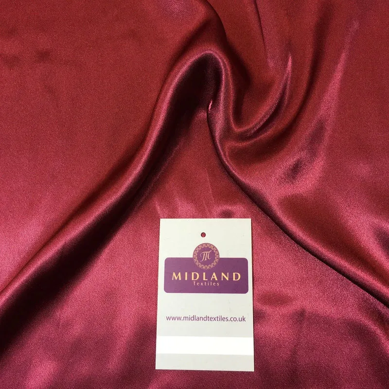 Silky Liquid Satin Fabric Plain Dress Fabric 150cm Wide 60" M175