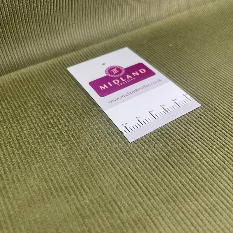 Plain 11 Wale Cotton Corduroy Fabric 150cm wide M1971
