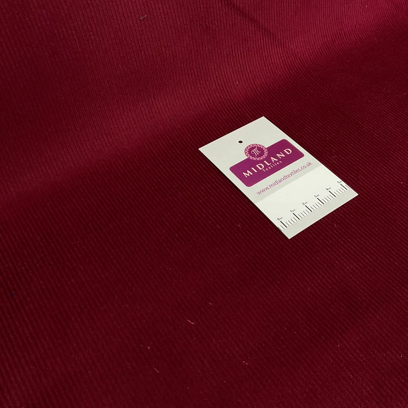 Plain 11 Wale Cotton Corduroy Fabric 150cm wide M1971