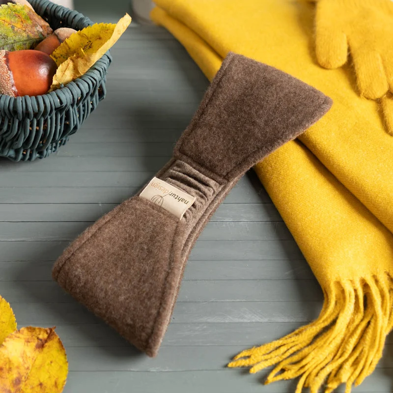 Premium Stirnband aus mongolischer Merinowolle