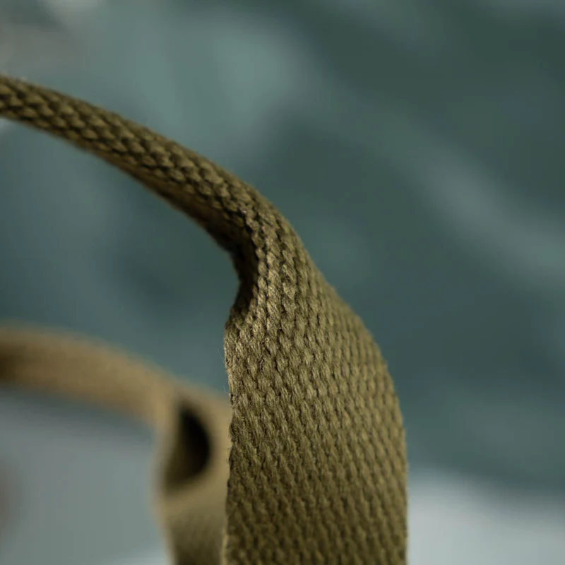 Kleine Handtasche aus Loden & Leinen