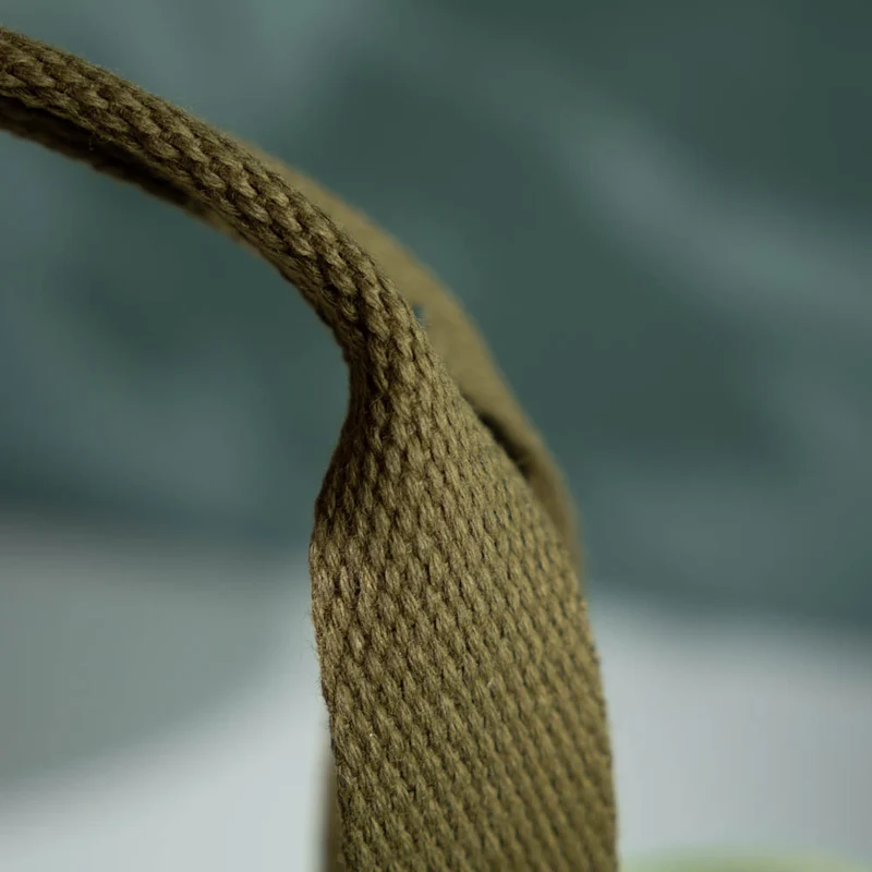 Kleine Handtasche aus Loden & Leinen