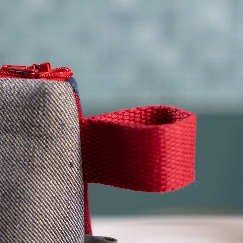 Kulturtasche aus Leinen | Unikat aus unserem Zuschnitt