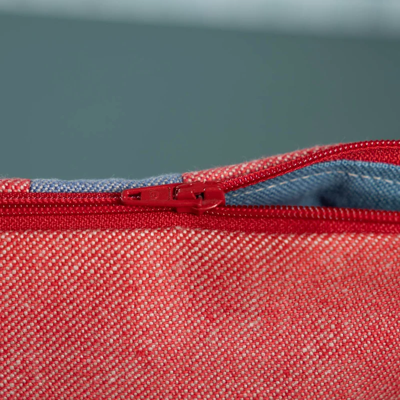 Kulturtasche aus Leinen | Unikat aus unserem Zuschnitt