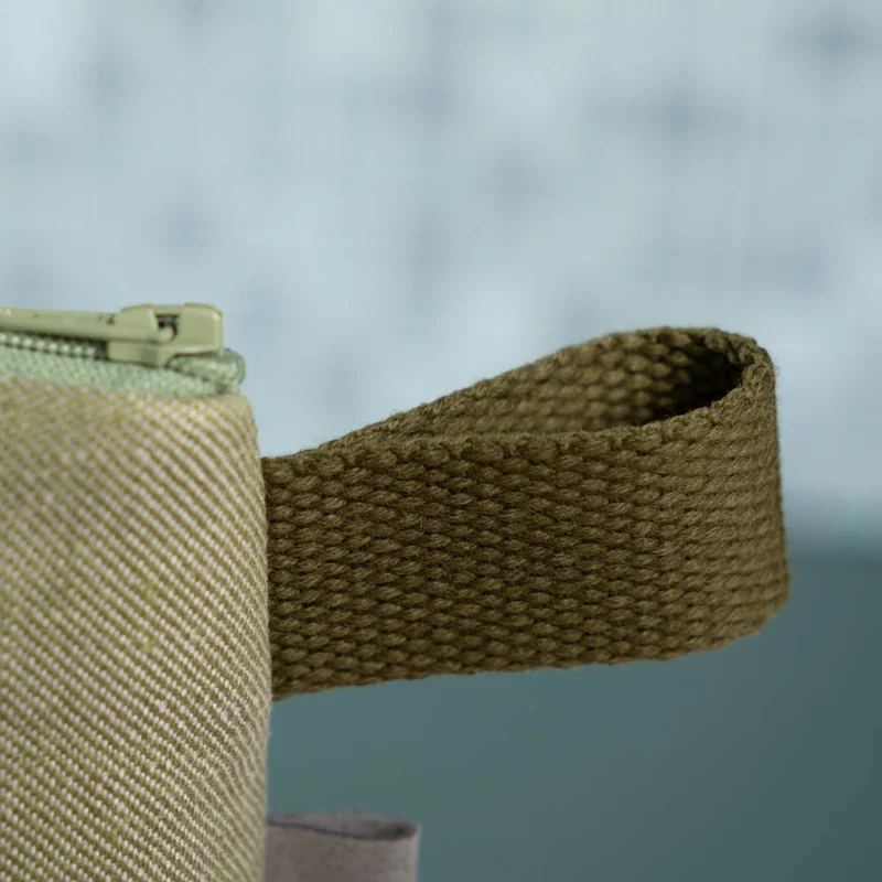 Kulturtasche aus Leinen | Unikat aus unserem Zuschnitt