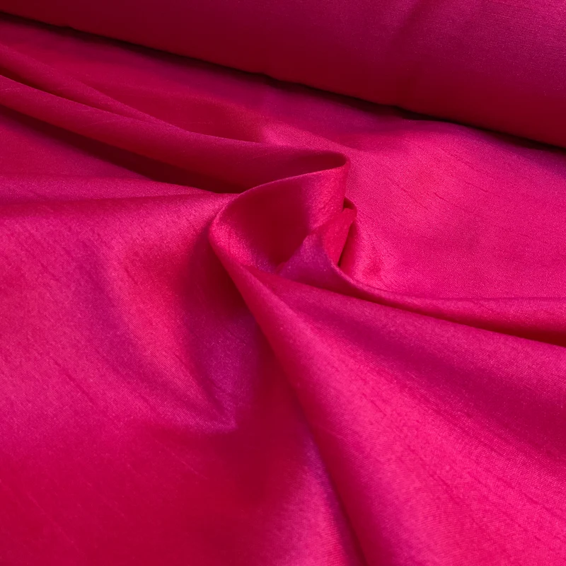 Plain raw faux silk dupion crafts fabric M1801