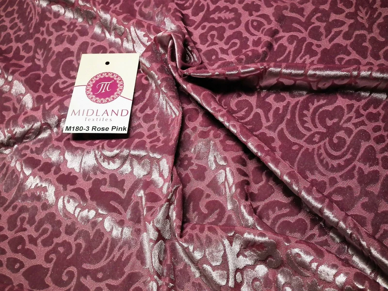 Floral Burnout 2-Way Stretch Velvet Fabric 58" M180