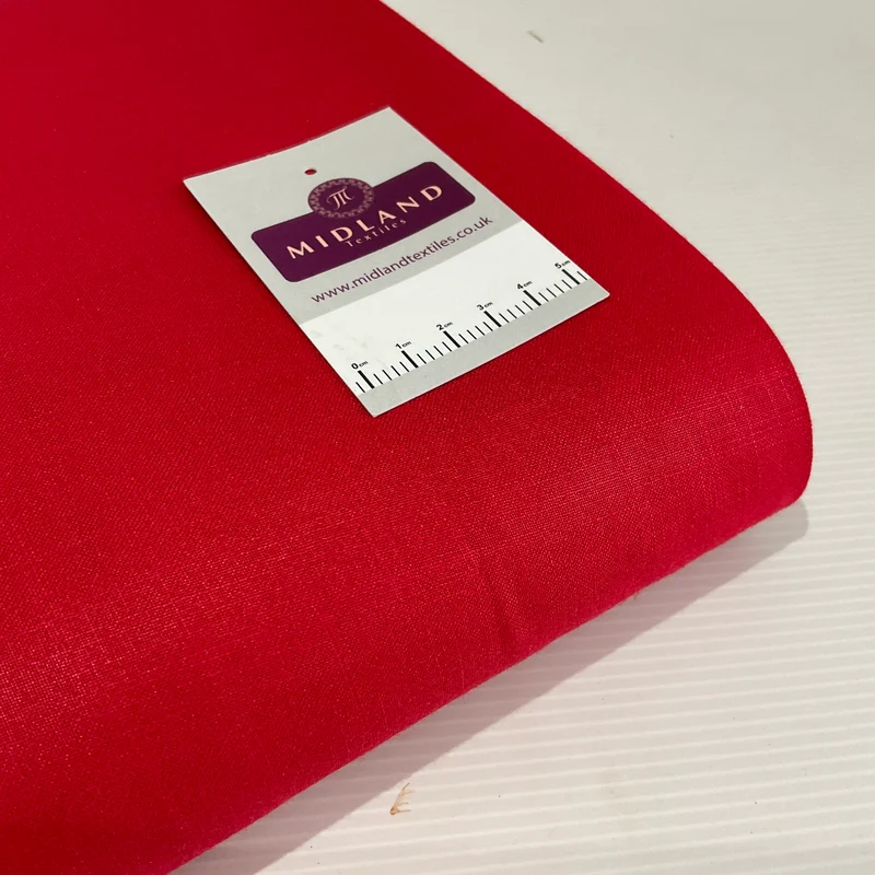 Plain Cotton Linen ideal for dress skirt blouses 100cm wide fabric M1968