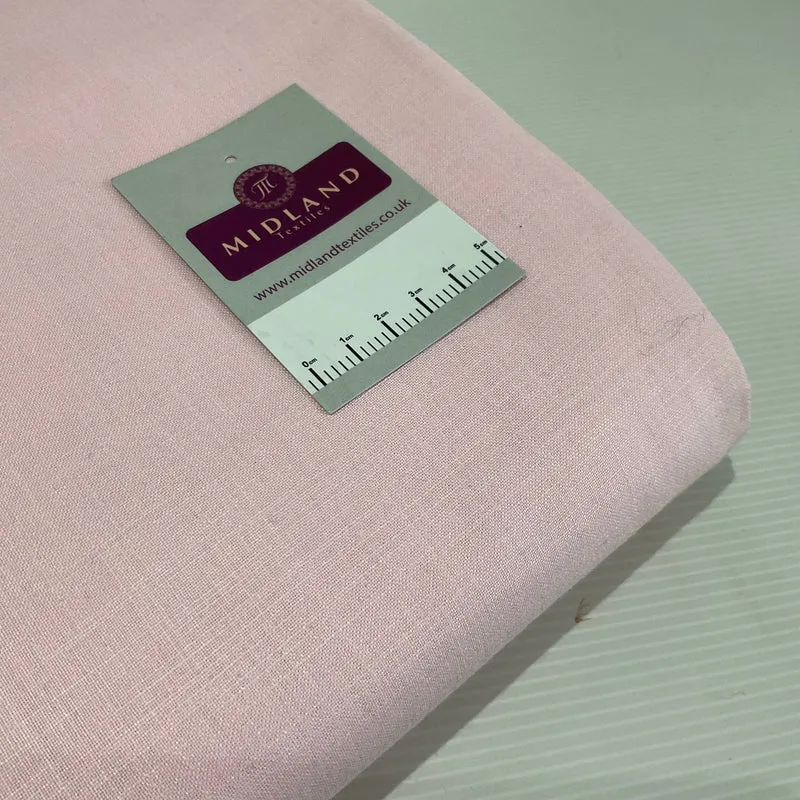 Plain Cotton Linen ideal for dress skirt blouses 100cm wide fabric M1968