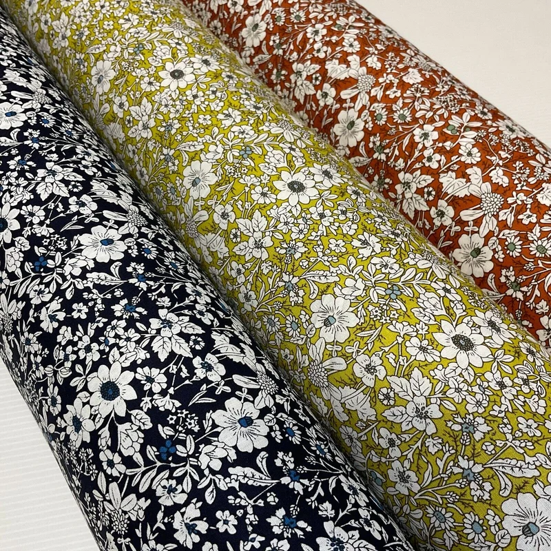 Soft Touch 100% Cotton small Floral printed dress fabric M1647